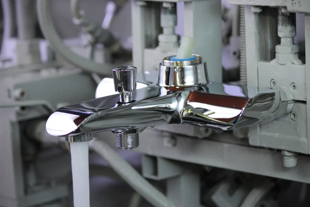 Faucet quality testing inspection station