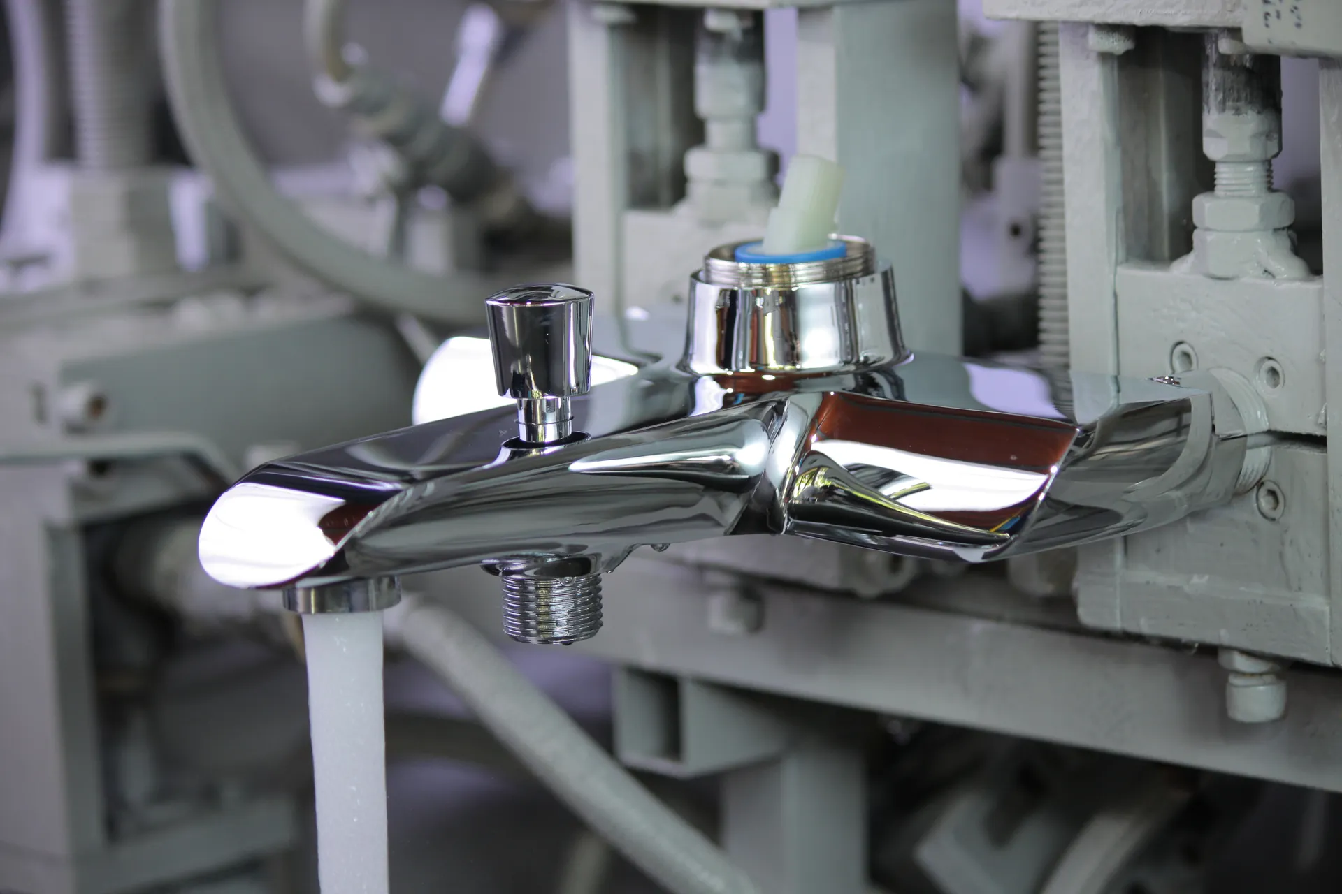 Faucet quality testing inspection station